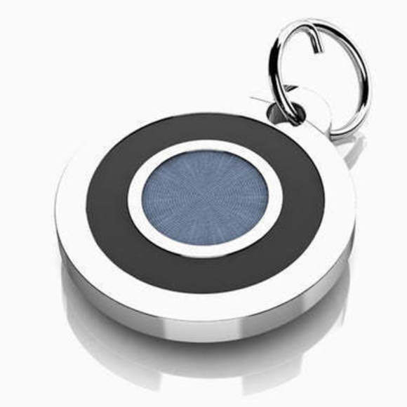 Round Enamel 925 Sterling Silver Keychain by Krysaliis
Gift Boxed - Picture 2 of 3